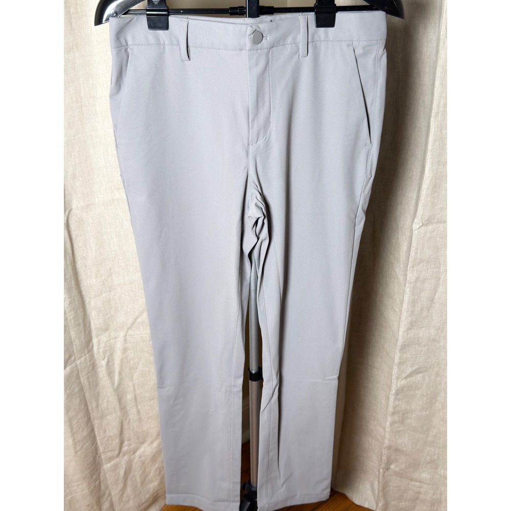 Quince Performance Stretch Technical Dress Pants Men 32x32 Gravel NWOT